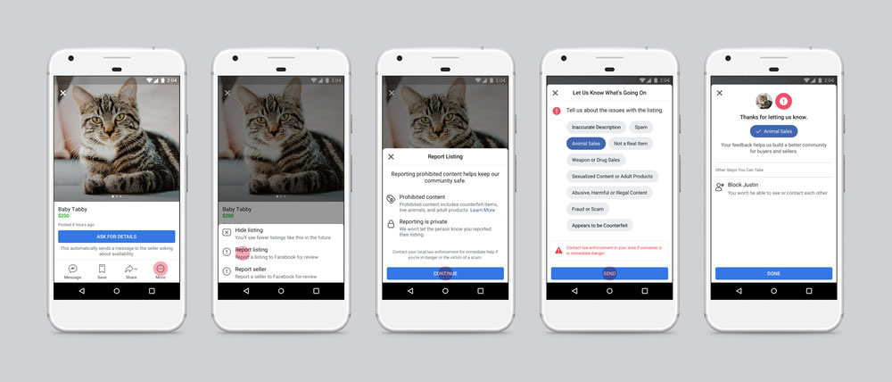 sicurezza su facebook marketplace