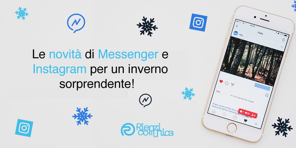 novità di messenger e instagram