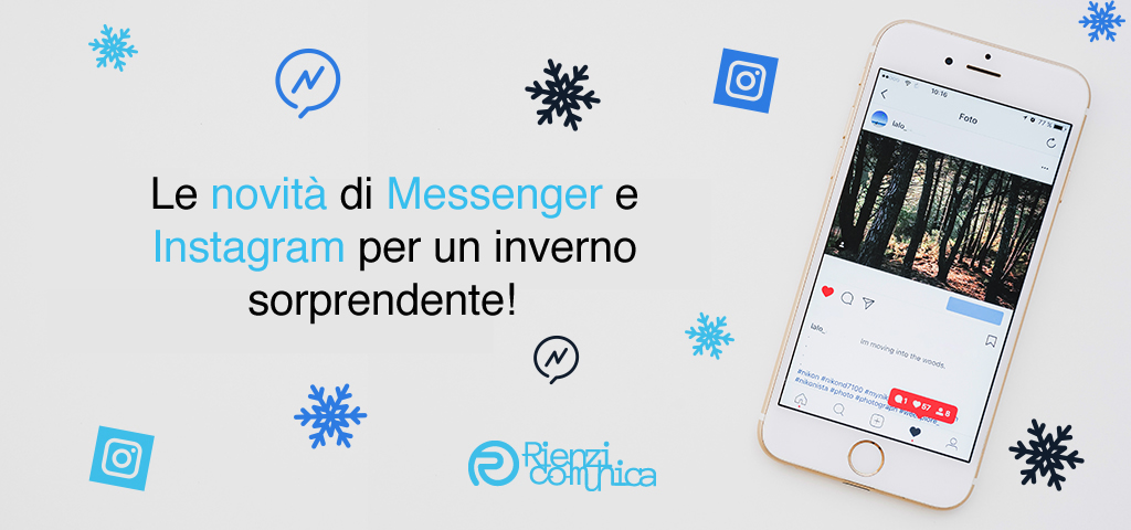 novità di messenger e instagram